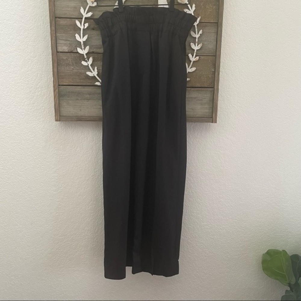 J. Crew Point Sur paper bag waist black pants size‎ 10